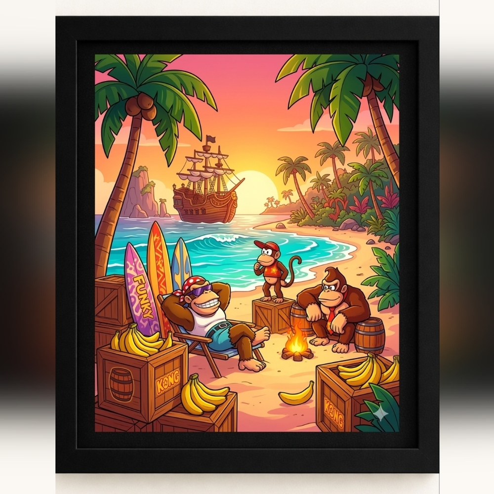 A.I. 80s, 90s & 2000s Nostalgia Game Art Print 8x10 in AFrame